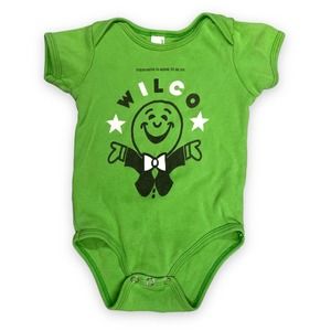 Vintage Y2K Wilco American Apparel Baby One Piece Band Shirt Bodysuit 3-6M